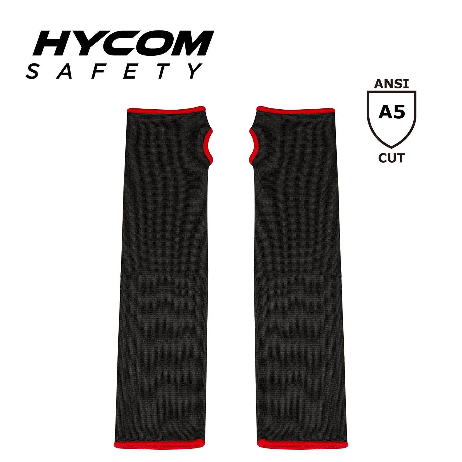 HYCOM Best Quality ANSI 5 Cut Resistant Arm Sleeve with Thumb Slot In Safety Work