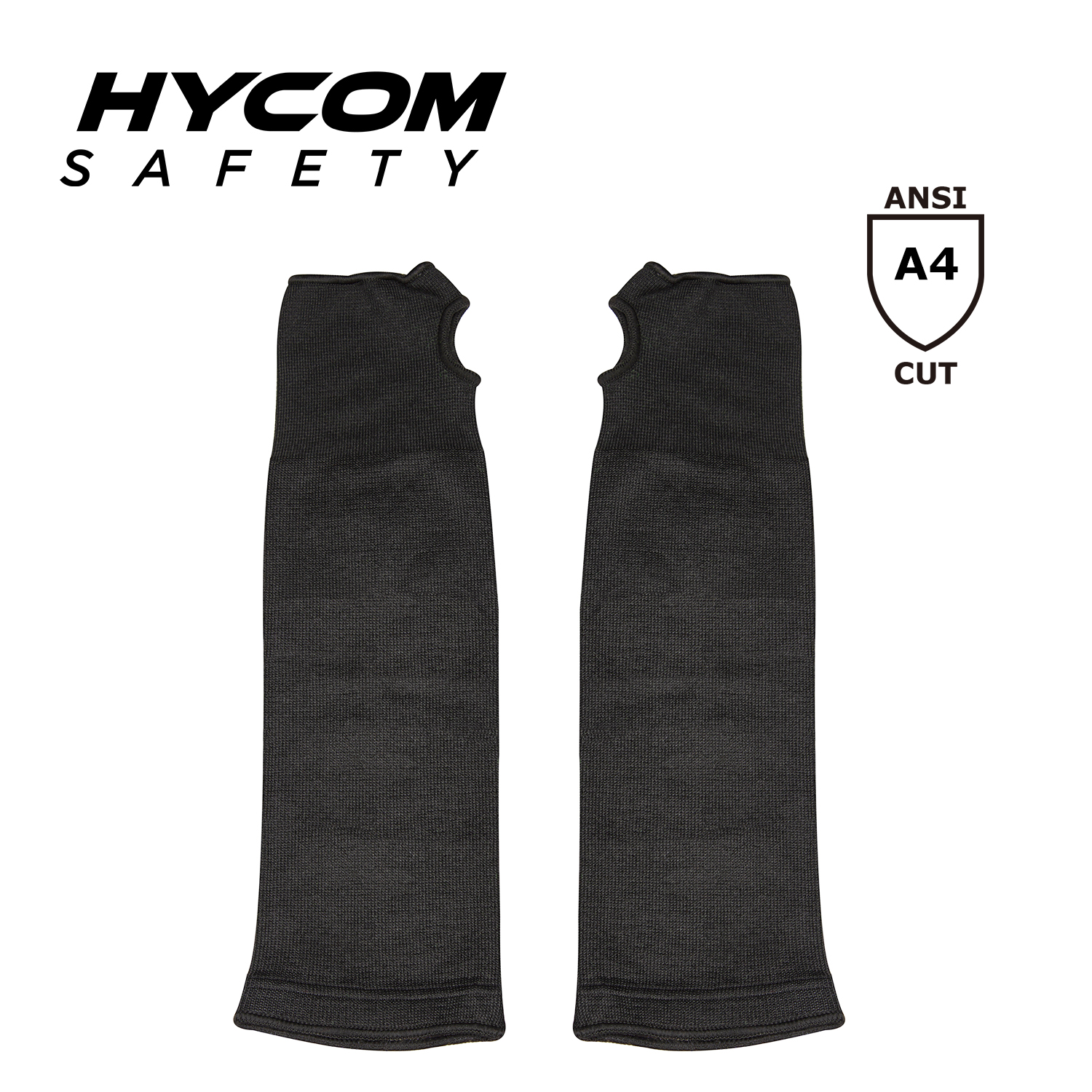 HYCOM Cut Level 4 Cut Resistant Arm Cover Sleeve with Thumb Slot For Work Safety