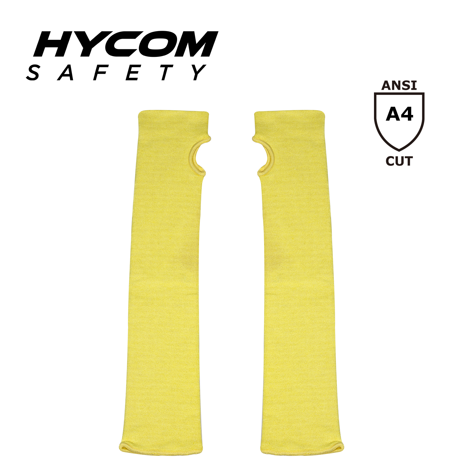 HYCOM Anti Cut Level D Cut Heat Resistant Sleeve Work Safety Sleeves with Thumb Slot
