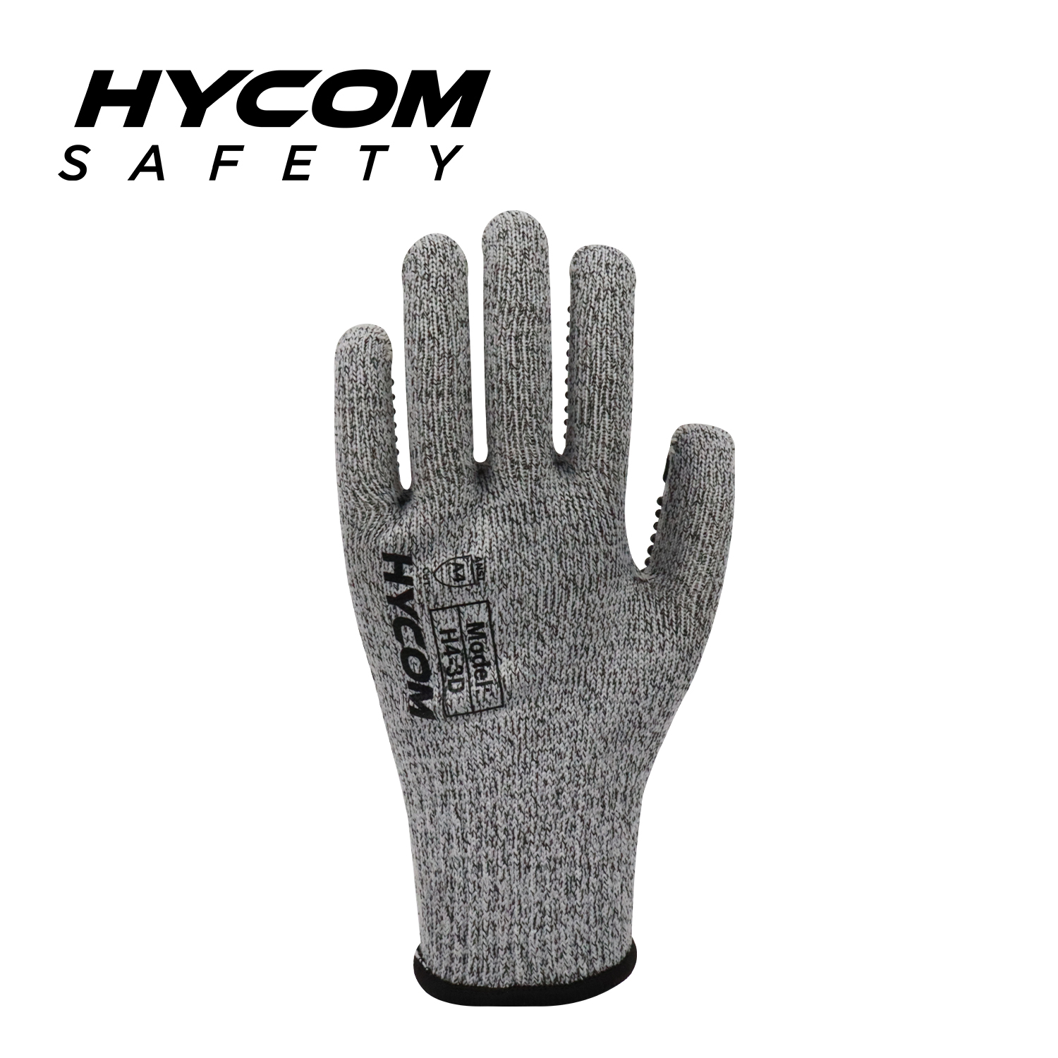 HYCOM 10G ANSI 4 cut resistant glove with PVC dots