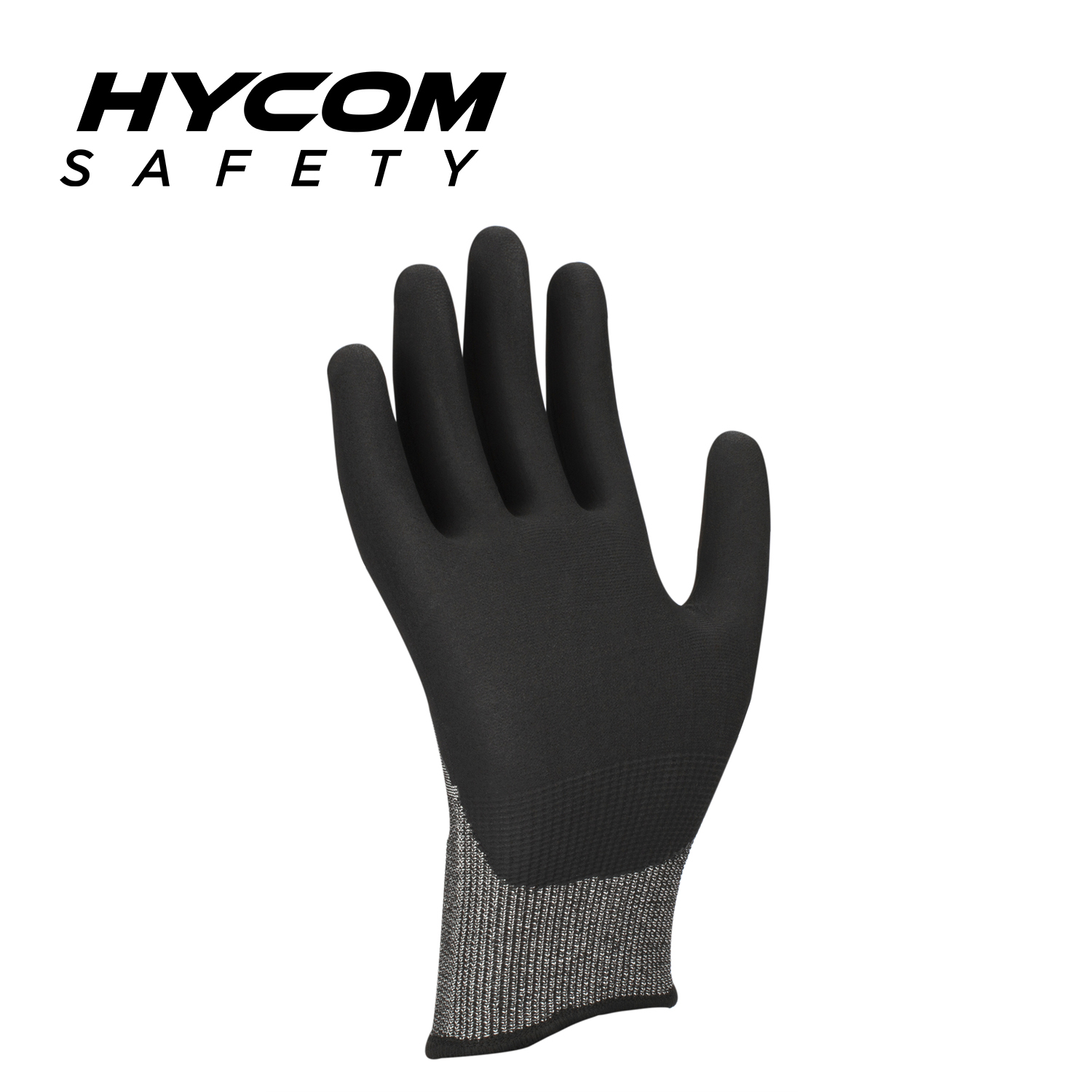 HYCOM 18G ANSI 6 Cut Resistant Glove with Palm Foam Nitrile Coating PPE Gloves