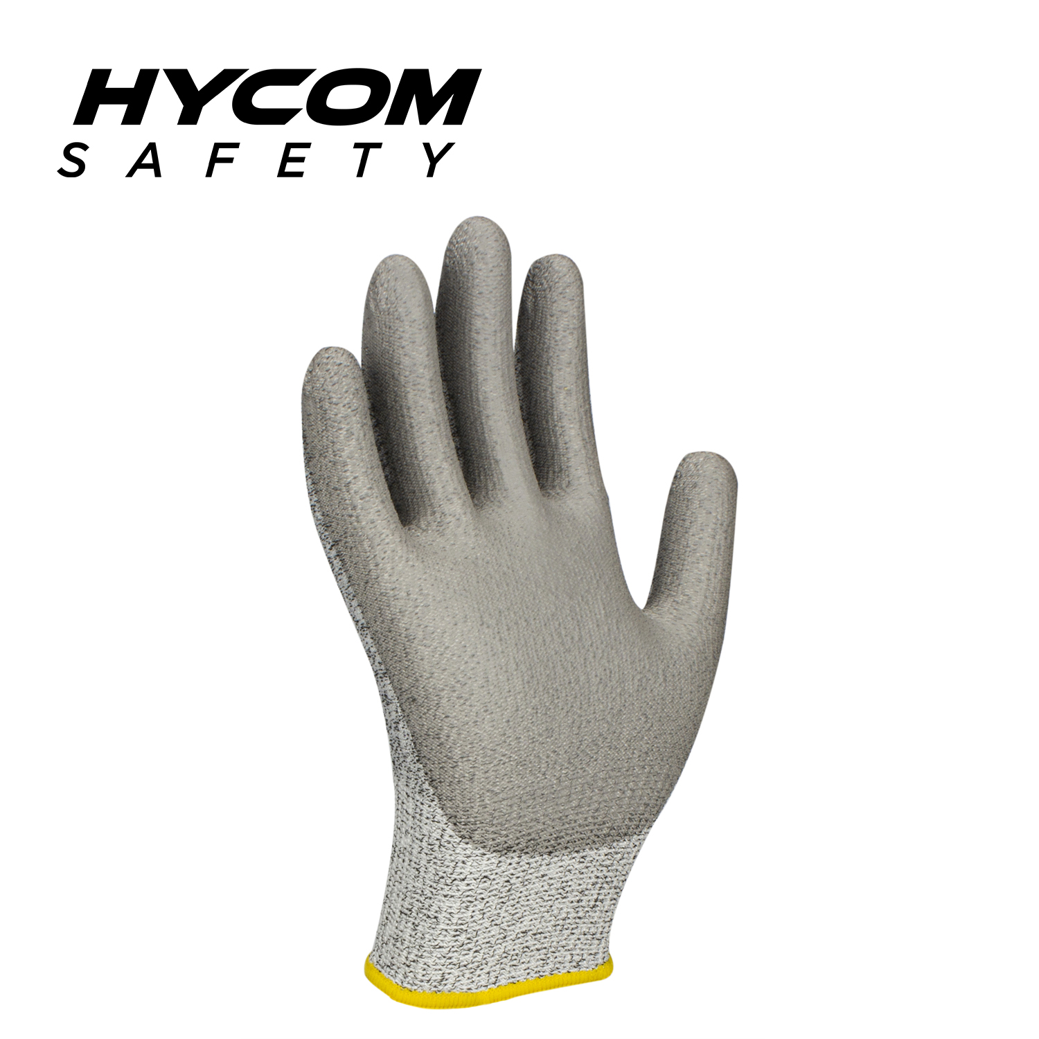 HYCOM 13G Level 5 ANSI 3 Cut Resistant Glove with Palm Polyurethane Coating Work Gloves