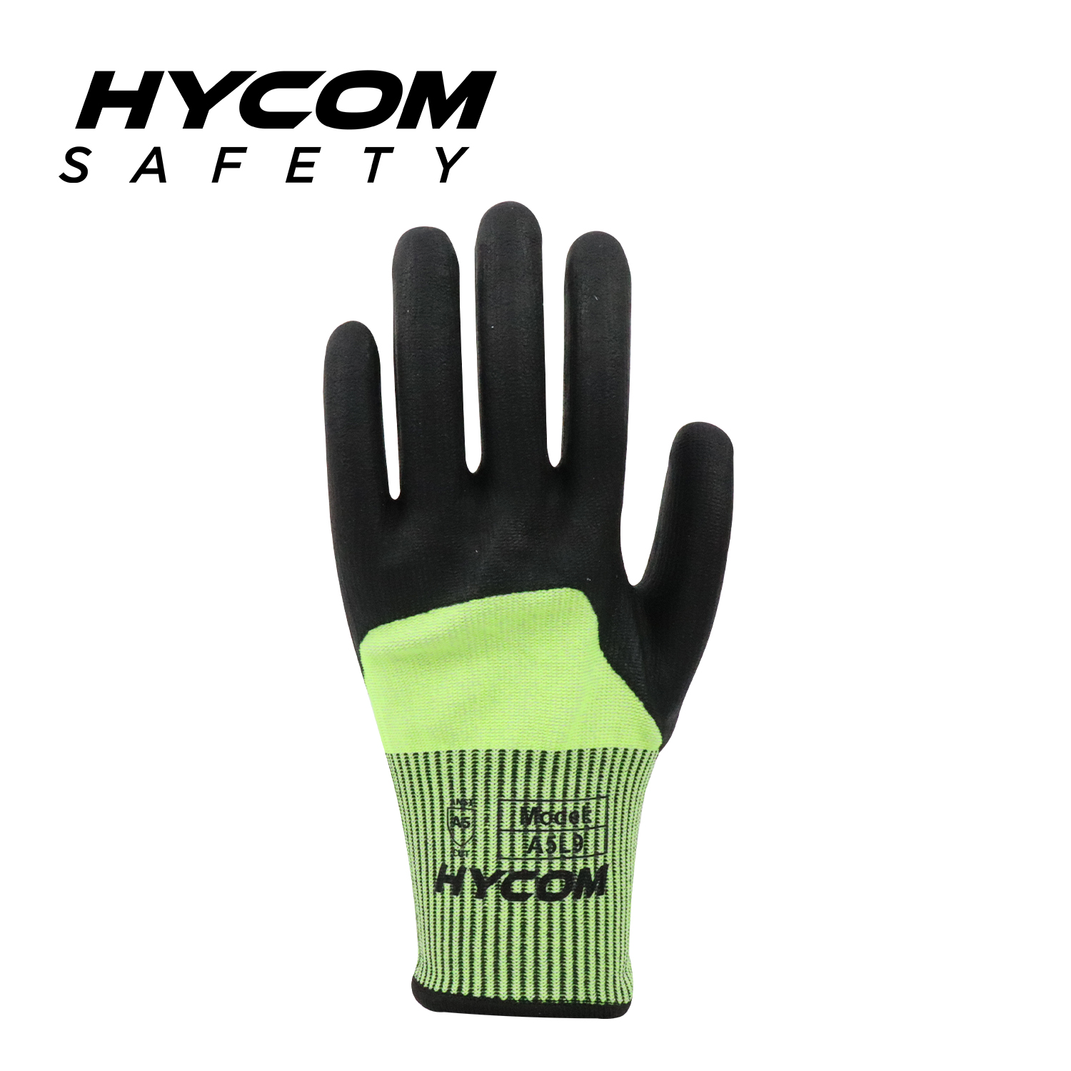 HYCOM 13GG ANSI 5 Cut Resistant Glove with 3/4 Nitrile Coating PPE Work Gloves