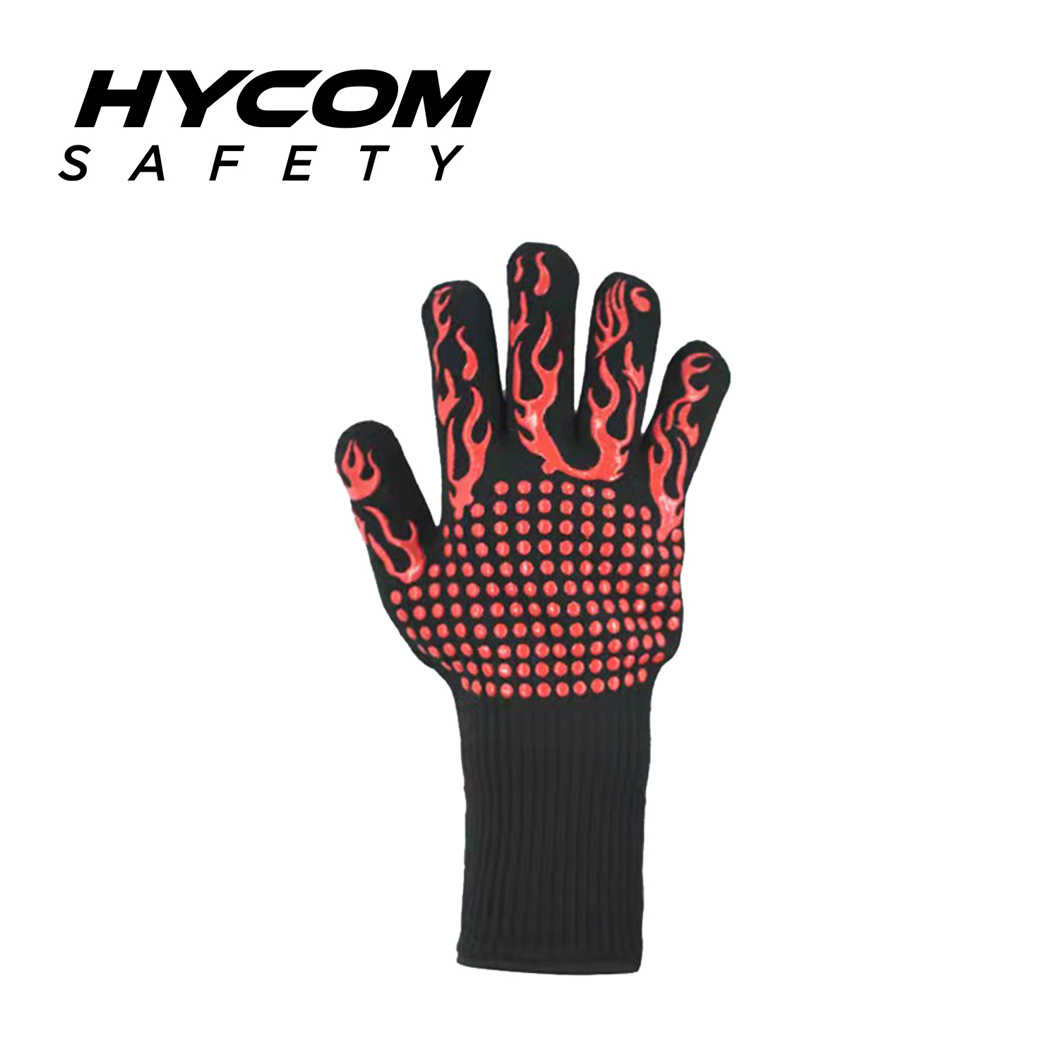HYCOM Aramid Cooking Barbecue Knitted Glove with 350°C/660°F Contact Temperature Heat Resistant Gloves