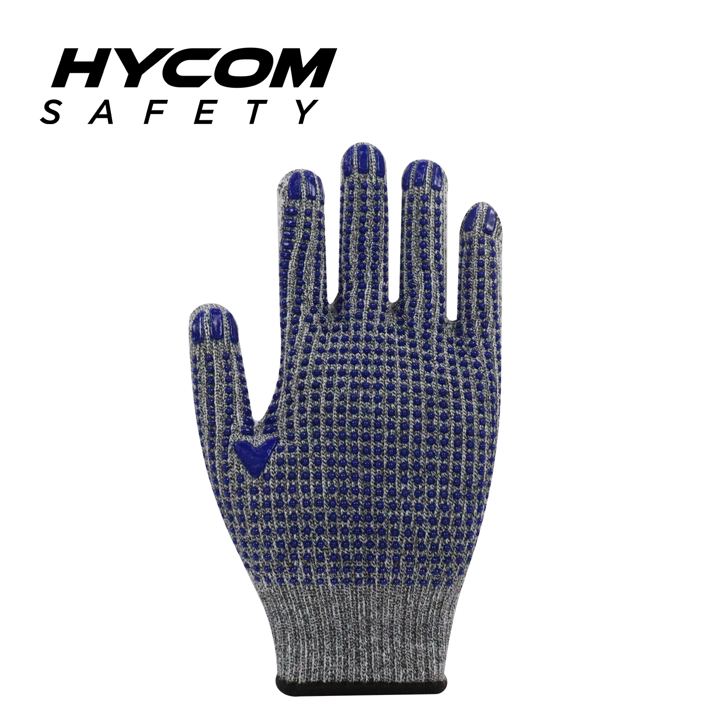 HYCOM 10G ANSI 3 cut resistant glove with palm PVC dots
